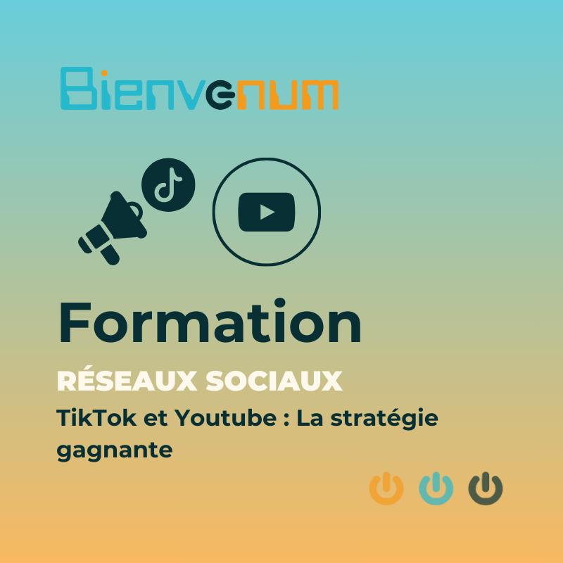 Image d'illustration webinaire BienveNum : Tiktok et Youtube : Stratégies et astuces pour 2024